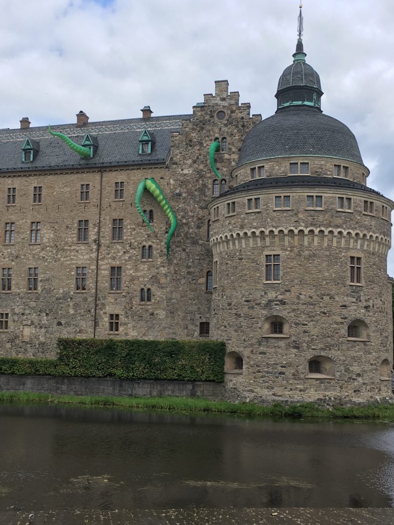 Bläckfiskarmar på Örebro slott