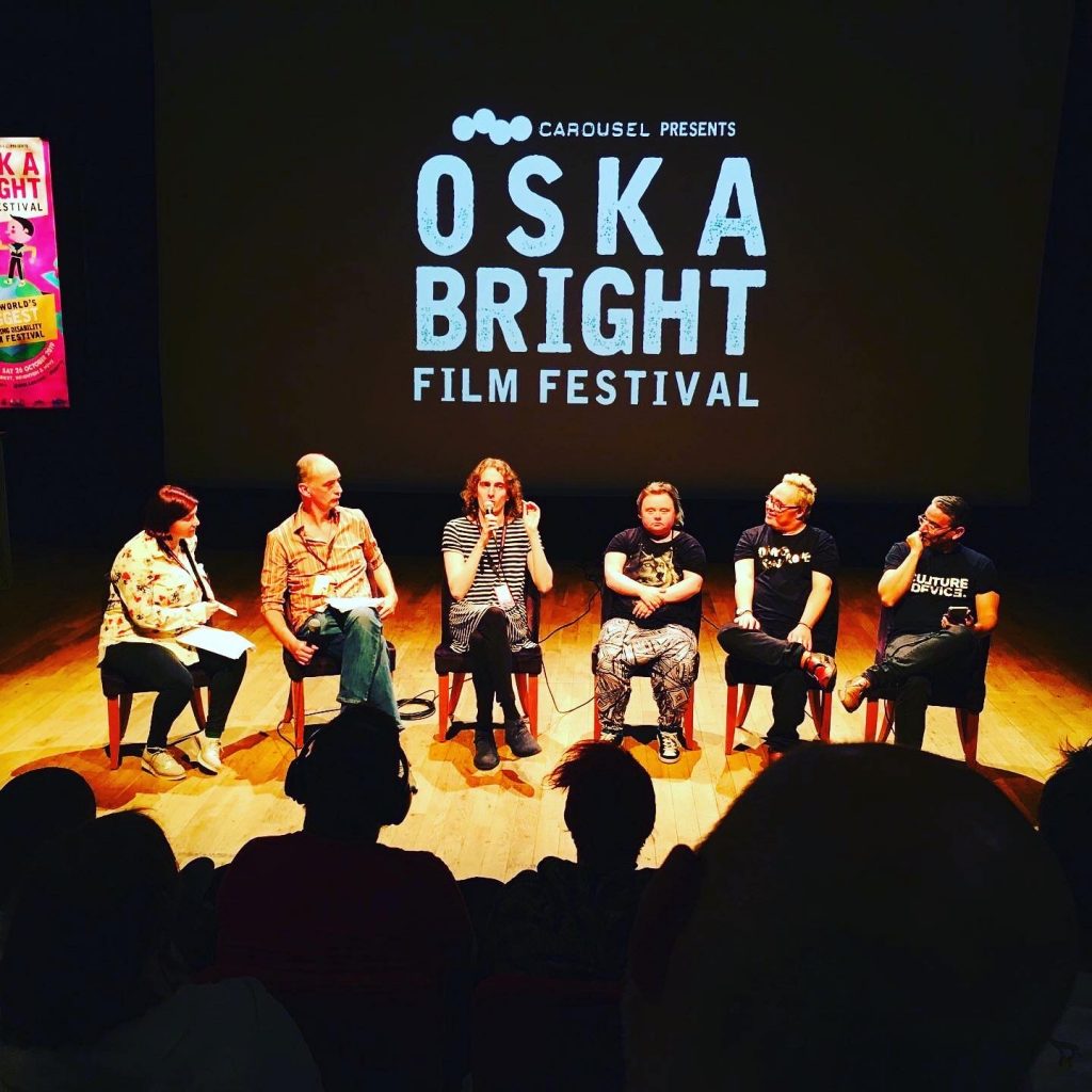 Panelsamtal under Oska Bright