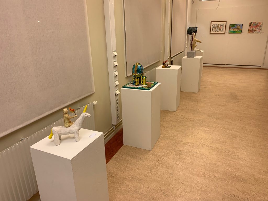 Skulpturer i utställningen